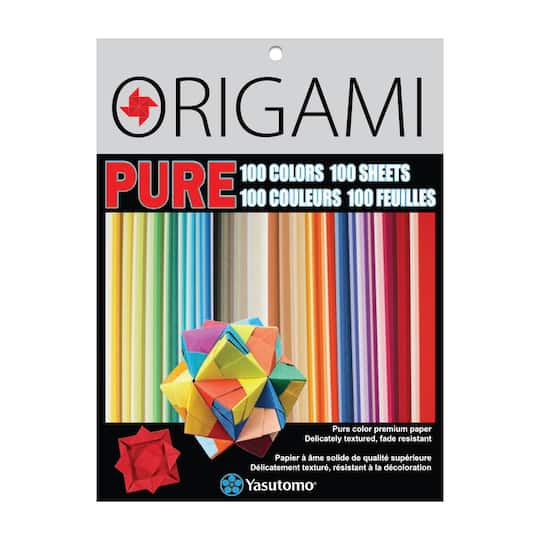 Yasutomo&#xAE; PURE Color Origami Paper, 100 Sheets
